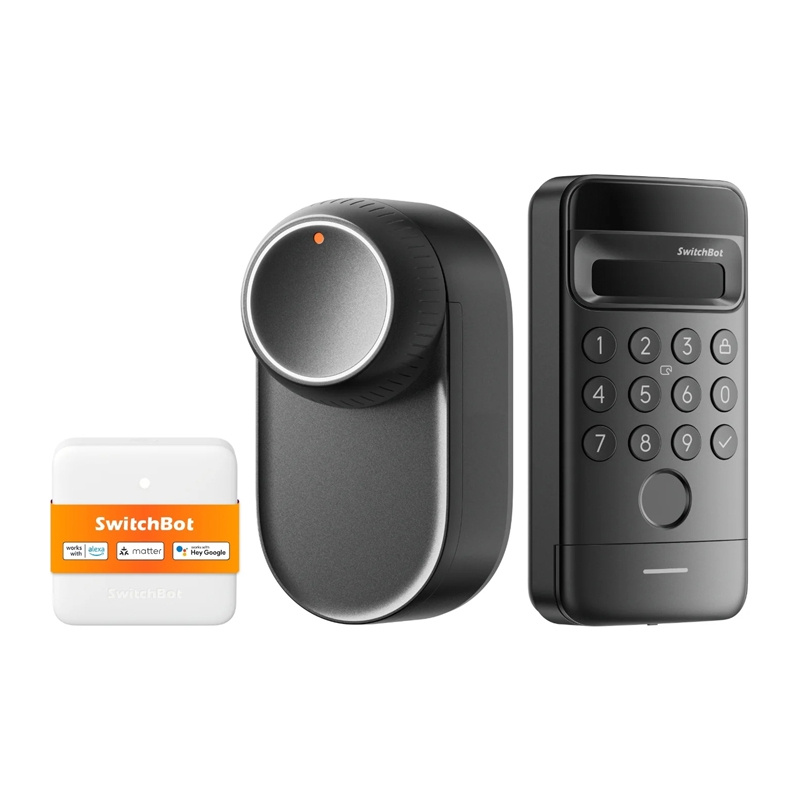 55731_1 SwitchBot Ultra 3-in-1 smart lock with Hub Mini Matter control panel and Vision keypad - Slika 1