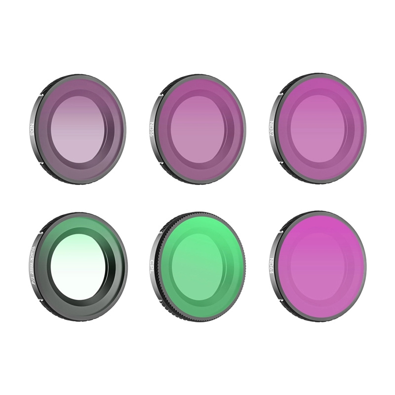 55633_1 Set of 6 Sunnylife 1/4 Black Mist + CPL + ND8 + ND16 + ND32 + ND64 filters for Osmo Nano - Slika 1