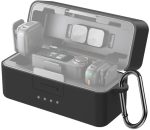 PULUZ Silicone Charging Case Protective Cover for DJI Mic 3 (Black)