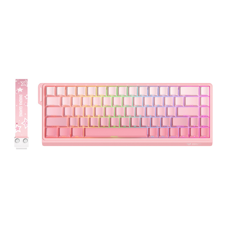 56327_5 ONIKUMA G69 Keyboard (pink) (QWERTY) - Slika 5