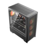 DarkFlash AIRNOVA computer case (black) + 3 fans - Slika 3