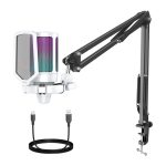 Fifine A6TW tripod gaming microphone (white) - Slika 2