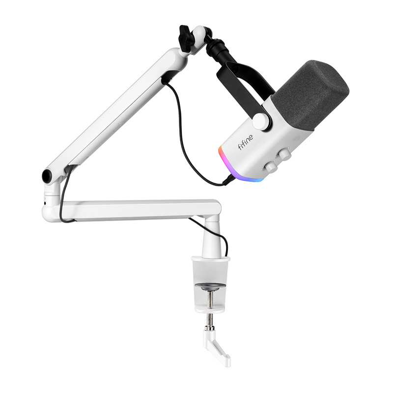 55771_3 Fifine TAM8W dynamic microphone (white) - Slika 3