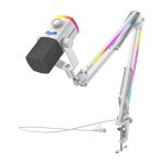Fifine AM8proTW dynamic microphone with boom arm (white) - Slika 2