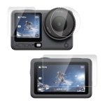 Puluz tempered glass set for DJI Osmo Action 6 (3 pcs). - Slika 2