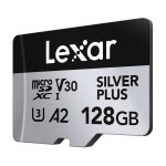 Set of 2 Lexar High-Performance Silver Plus microSDXC 2x128GB memory cards + adapter - Slika 4