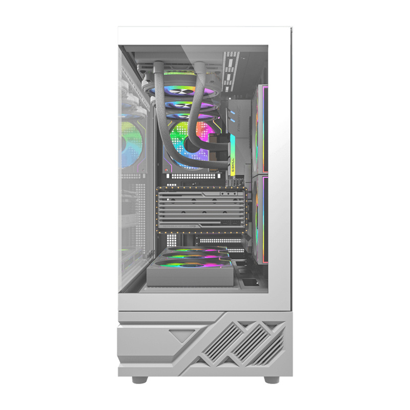56888_4 DarkFlash DS950 computer case (white) + 6 fans - Slika 4
