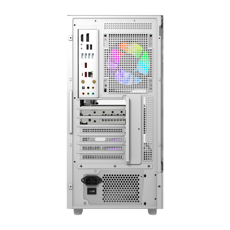 56888_5 DarkFlash DS950 computer case (white) + 6 fans - Slika 5