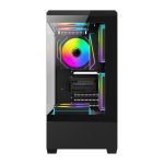 DarkFlash C365 computer case (black) + 5 fans - Slika 4