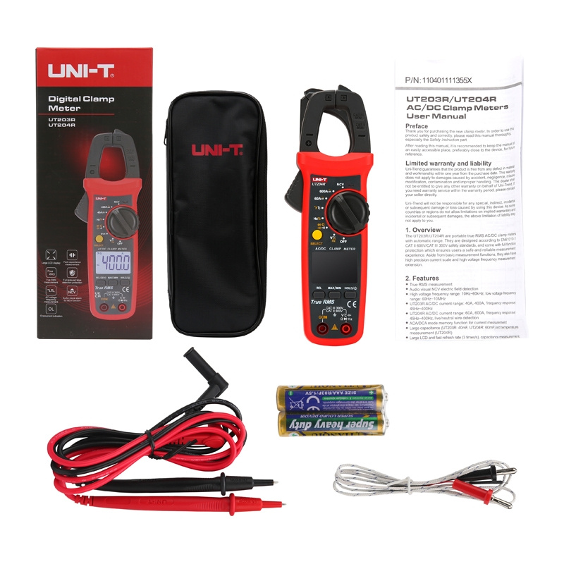 57852_5 Uni-T UT204R Digital Clamp Meter - Slika 5
