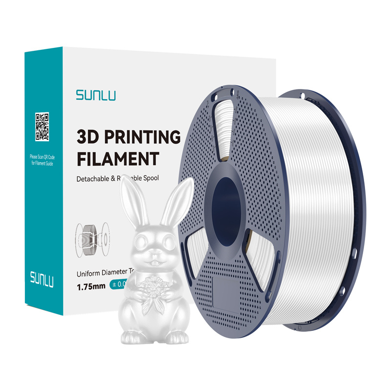 58026_1 Sunlu PLA+ Silk Filament (White) - Slika 1