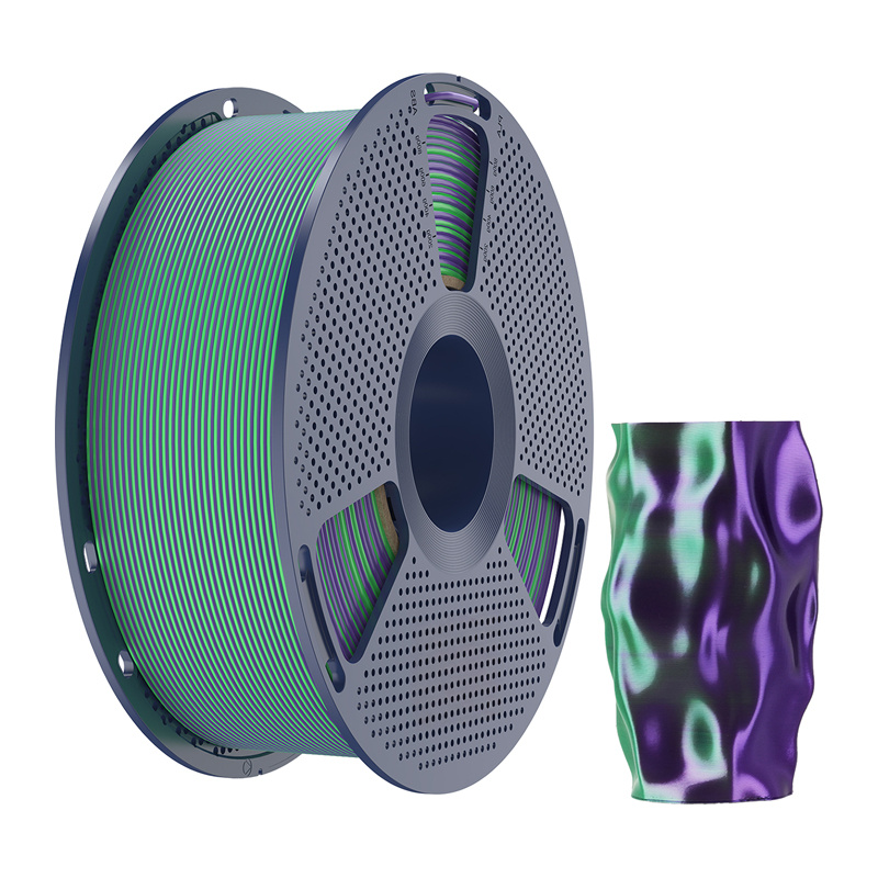 58129_2 Sunlu PLA+ Silk Dual Color Filament (green and purple) - Slika 2