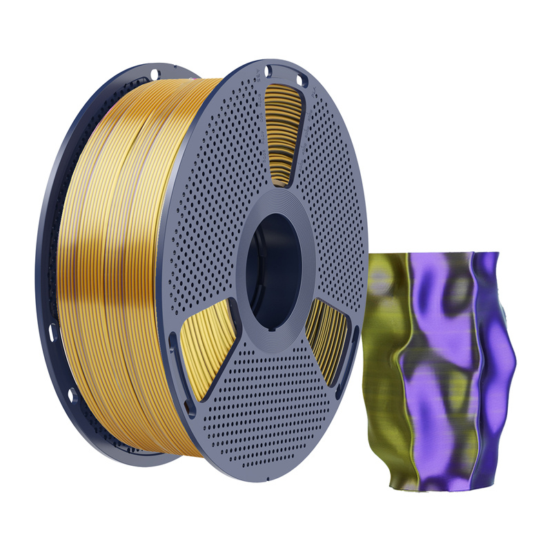 58140_2 Sunlu PLA+ Silk Tri-Color Filament (Black, Gold, and Purple) - Slika 2