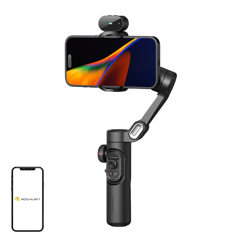 58225_1 AOCHUAN XE Gimbal with AI Sensor (Black) - Slika 1