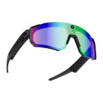 Colmi V06 AI Sports Sunglasses (Black with Blue Lenses) - Slika 4