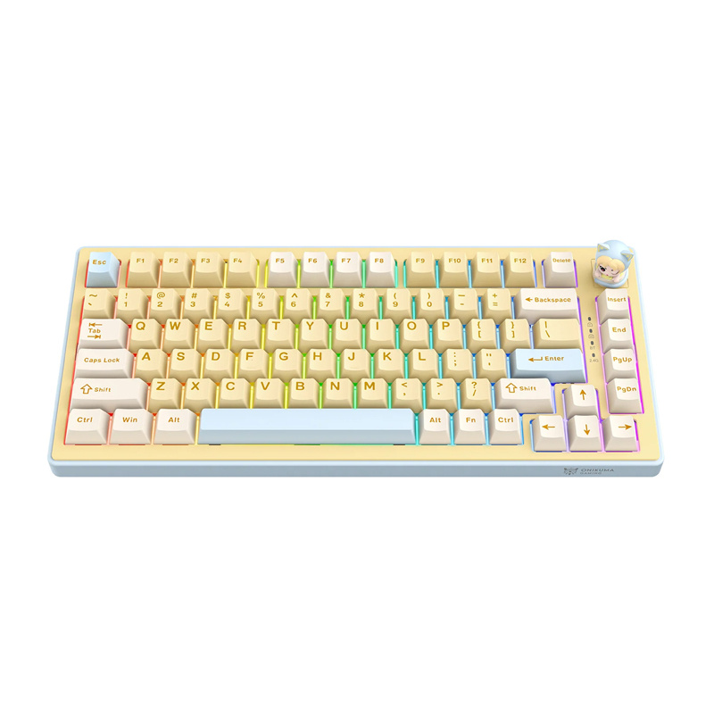 59587_1 Onikuma MT707 Gaming Keyboard (Yellow) - Slika 1