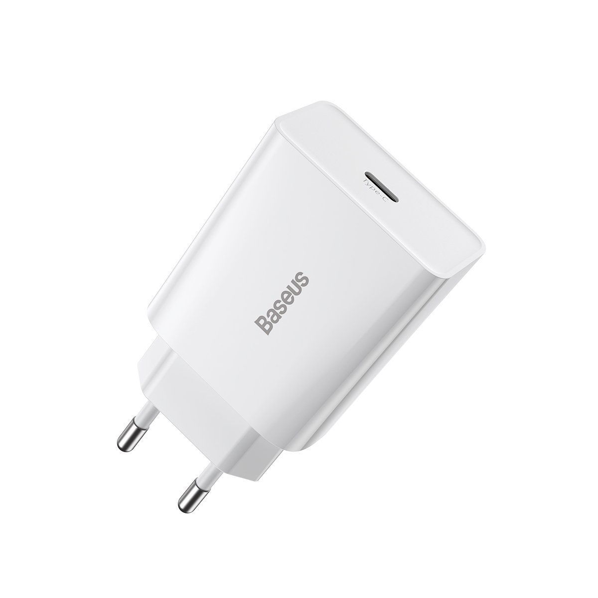 21027_1 Baseus Speed Mini Quick Charger, USB-C, PD, 3A, 20W (white) - Slika 1