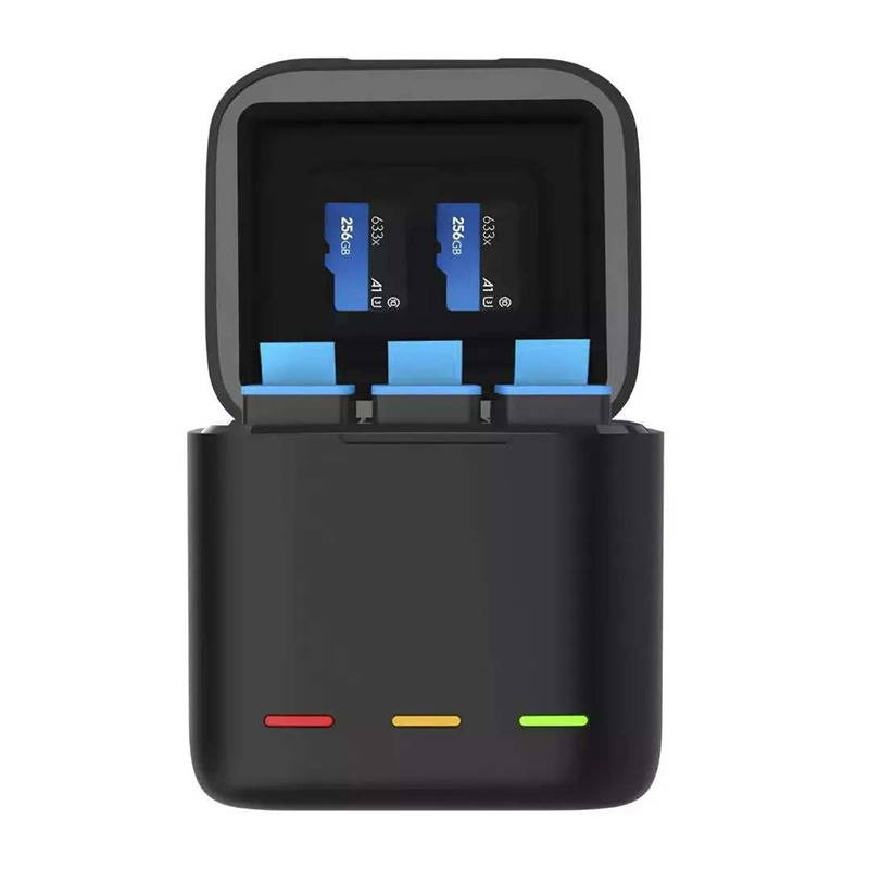 21672_2 Telesin 3-slot charger Box + 3 batteries for GoPro Hero 12 / 11 / 10 / 9 - Slika 2