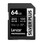Lexar Professional SILVER PLUS SDXC 64GB memory card