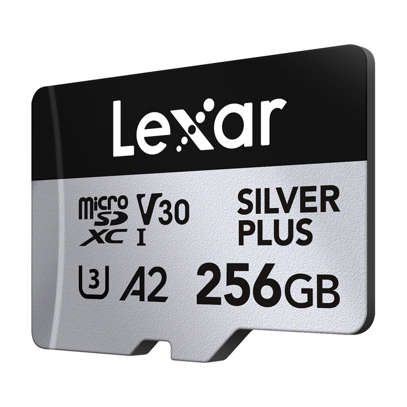 51180_4 Karta pamięci Lexar High-Performance Silver Plus microSDXC 256GB + adapter - Slika 4