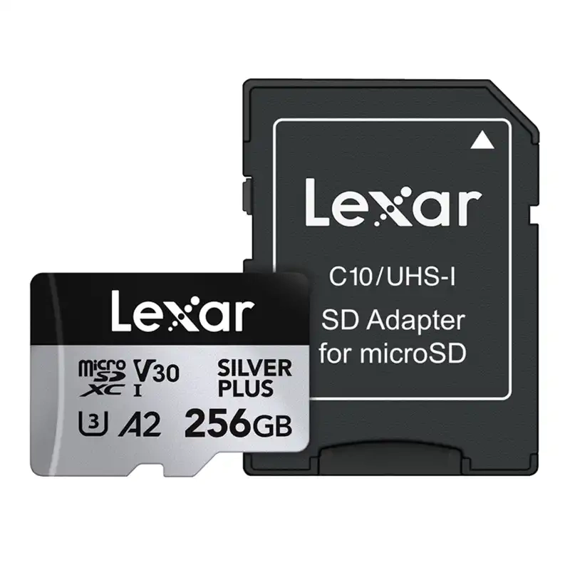 51180_9 Karta pamięci Lexar High-Performance Silver Plus microSDXC 256GB + adapter - Slika 7