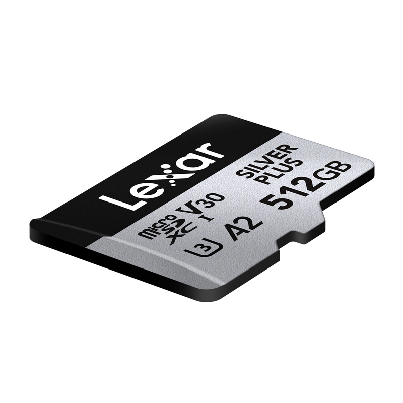 51181_3 Karta pamięci Lexar High-Performance Silver Plus microSDXC 512GB + adapter - Slika 5
