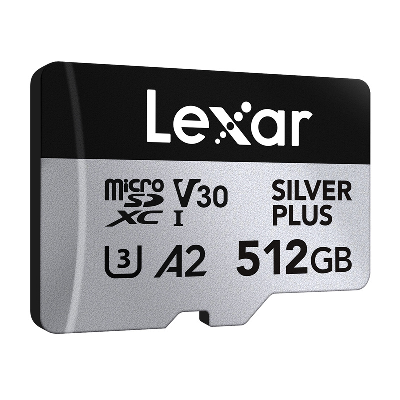 51181_4 Karta pamięci Lexar High-Performance Silver Plus microSDXC 512GB + adapter - Slika 3