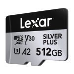 Karta pamięci Lexar High-Performance Silver Plus microSDXC 512GB + adapter - Slika 4