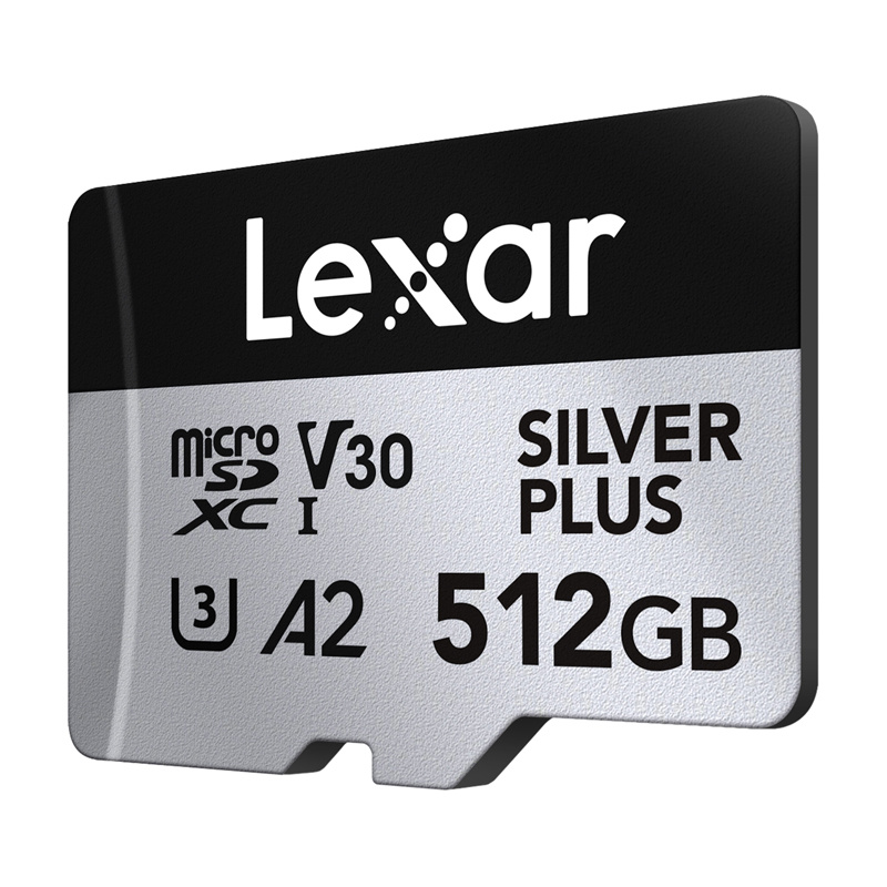 51181_5 Karta pamięci Lexar High-Performance Silver Plus microSDXC 512GB + adapter - Slika 4