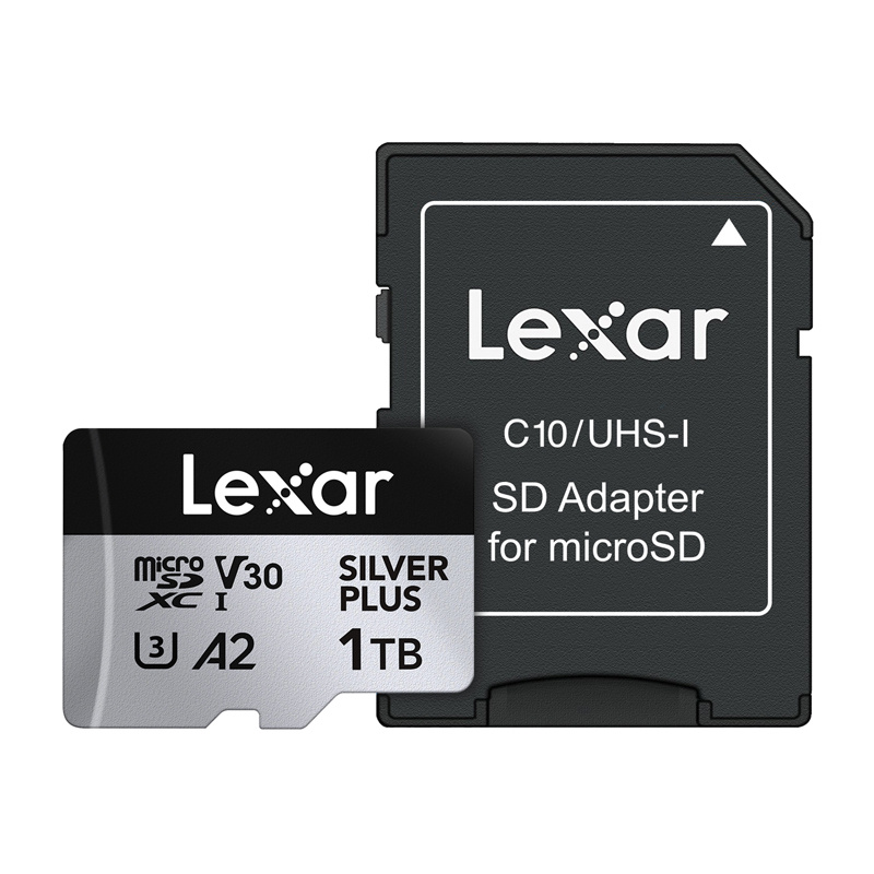 51182_4 Karta pamięci Lexar High-Performance Silver Plus microSDXC 1TB + adapter - Slika 1