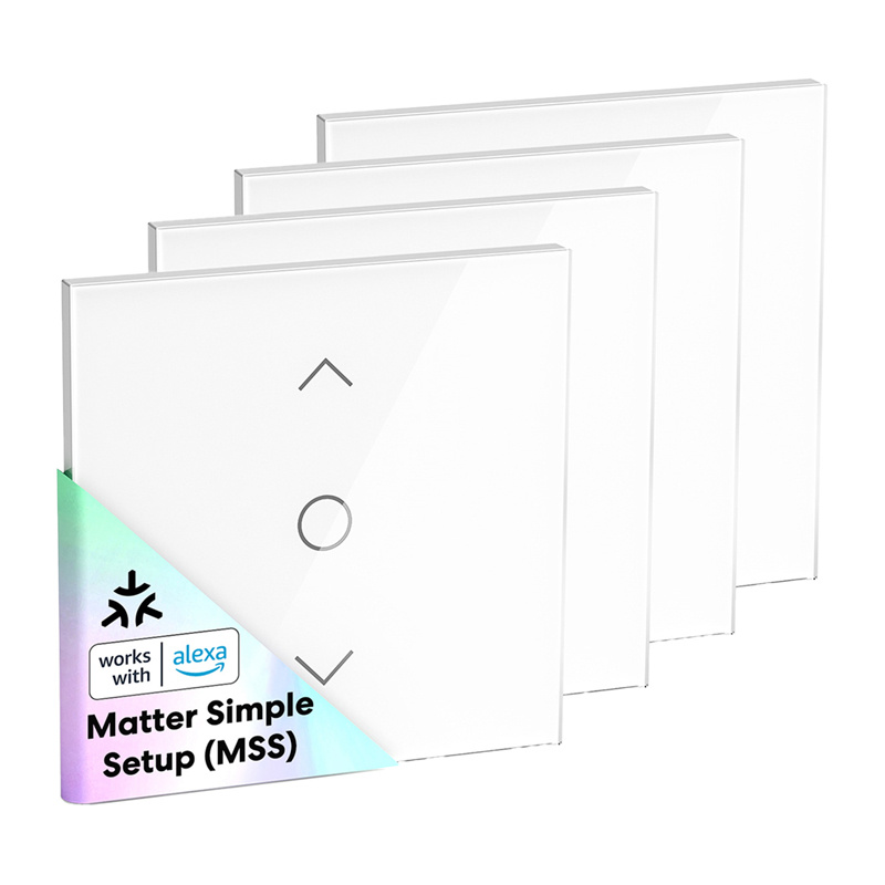 60061_1 MEROSS MRS100MA(EU) Smart Wi-Fi (Matter) Roller Shutter Switch (4-Pack) - Slika 1
