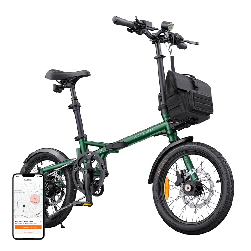 60876_5 ENGWE ZIP 250W 16" Electric Bike (Green) - Slika 1