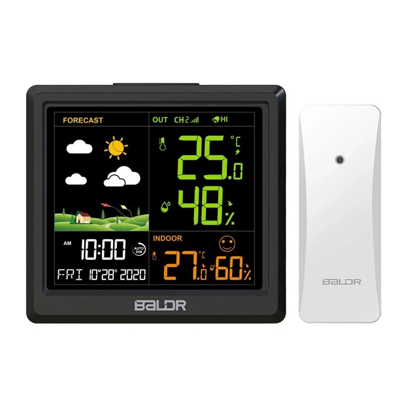 59771_1_1 BALDRTHERM B0389WST2H2-V1 Weather Station with Outdoor Sensor - Slika 1