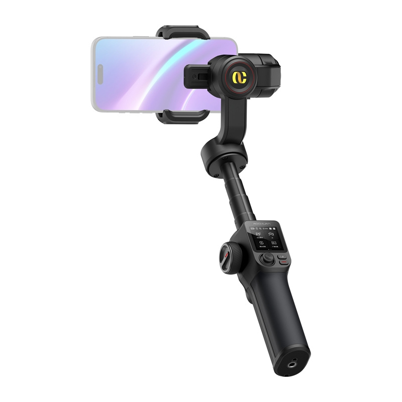 61212_4 AOCHUAN S3 Gimbal with Additional Screen (Black) - Slika 2