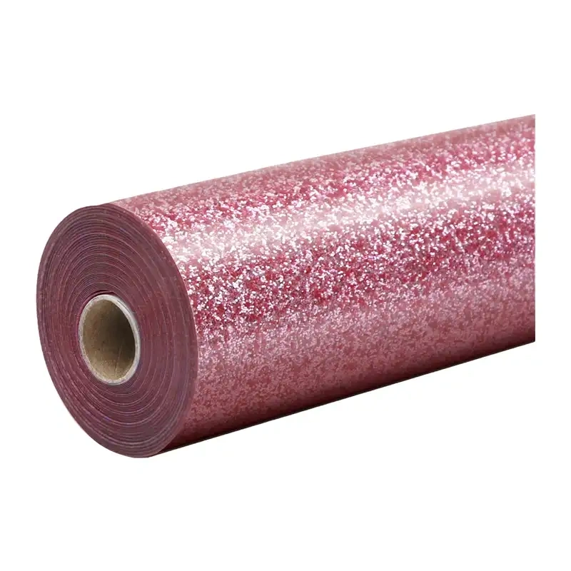 60962_1_1 HTVRONT Glitter Heat Transfer Film, 30.5 cm x 90 cm (Pink) - Slika 1