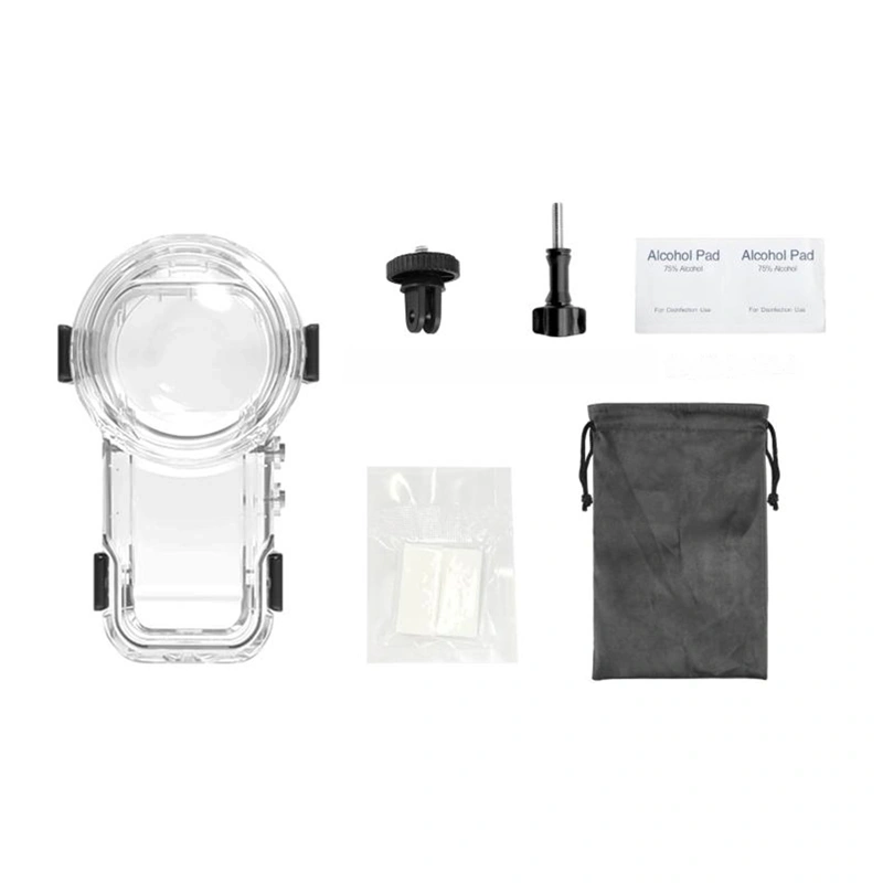 61547_2_1 Puluz Waterproof Case (60 m) with Quick-Release Mount for Insta360 X5 (Transparent) - Slika 2