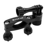 Puluz Aluminum Handlebar Mount with 360-Degree Rotation for Action Cameras (Black) - Slika 2