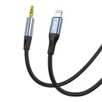 Cable VFAN L05 Lightning to mini jack 3.5mm AUX, 1m (gray) - Slika 4