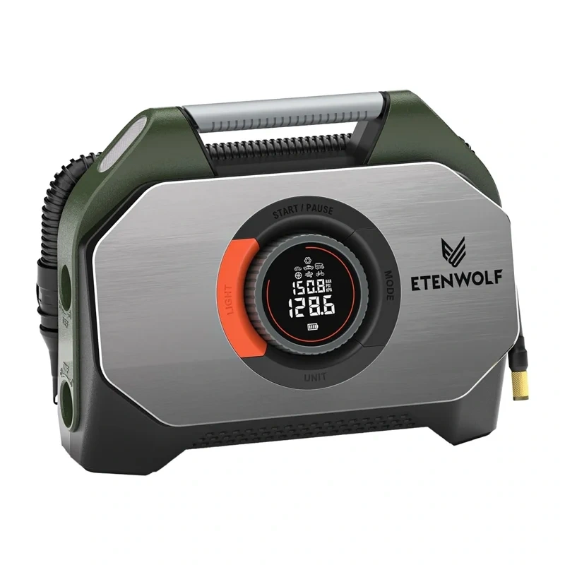 61443_1_1 Etenwolf S7 Car Air Compressor, 11.03 bar, 38,400 mAh - Slika 1