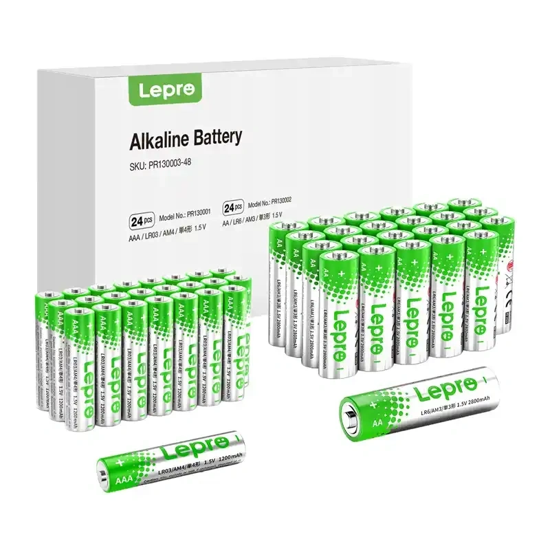 64048_1_1 LEPRO 130003-48 AA/AAA Alkaline Batteries, 48-Pack - Slika 1