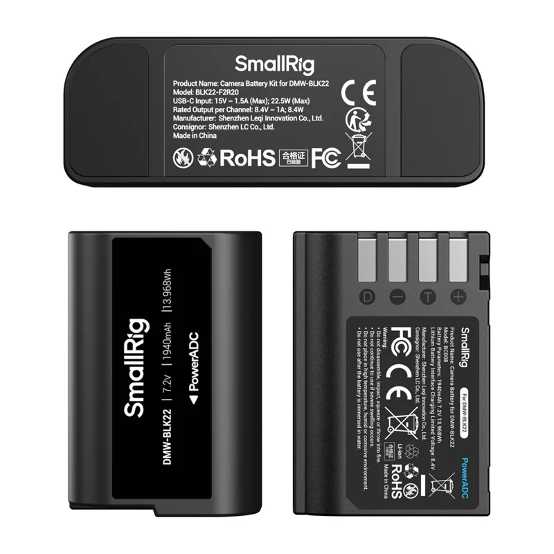 64539_3_1 Camera battery SMALLRIG DMW-BLK22 - Slika 3