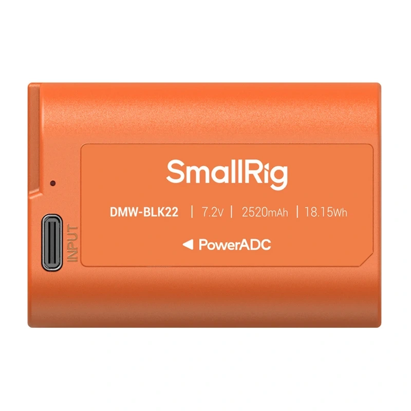 64543_4_1 Camera battery SMALLRIG DMW-BLK22 (orange) - Slika 4